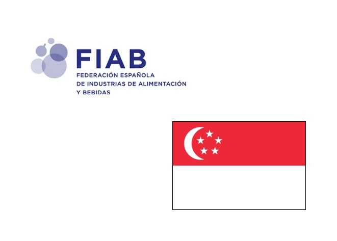 FIAB logo Singapore flag